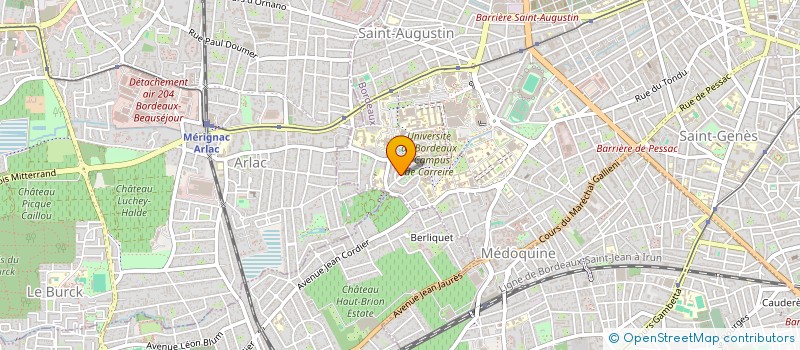 localisation de l'entreprise MADAME AGATHE EKASSI  BORDEAUX