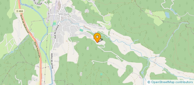 localisation de l'entreprise MADAME AGATHE FEGER  VECOUX