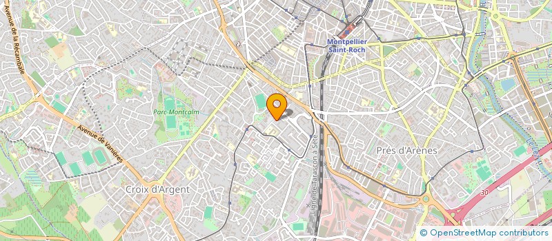 localisation de l'entreprise MADAME AGATHE FONTAINE  MONTPELLIER