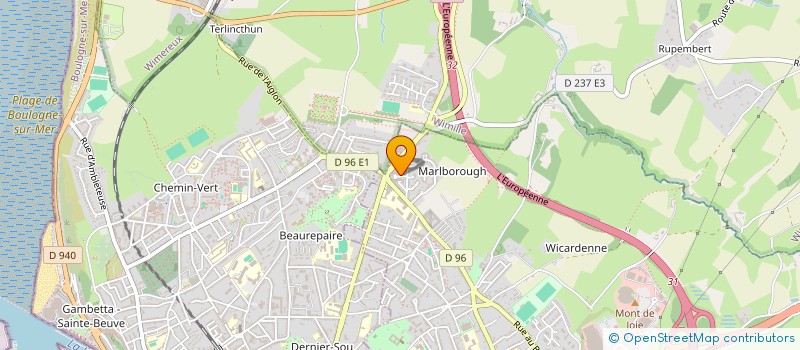 localisation de l'entreprise MADAME AGATHE FONTAINE  SAINT-MARTIN-BOULOGNE