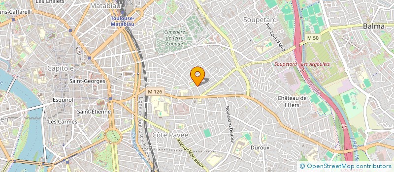 localisation de l'entreprise MADAME AGATHE FOSSARD  TOULOUSE