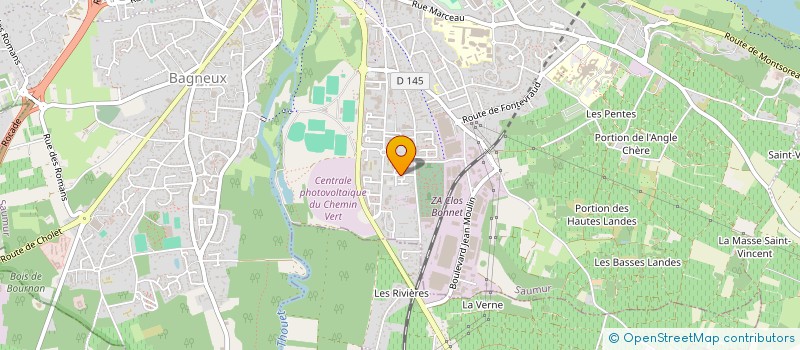 localisation de l'entreprise MADAME AGATHE FOUILLET  SAUMUR