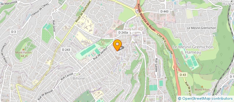 localisation de l'entreprise MADAME AGATHE FRERE  BIHOREL