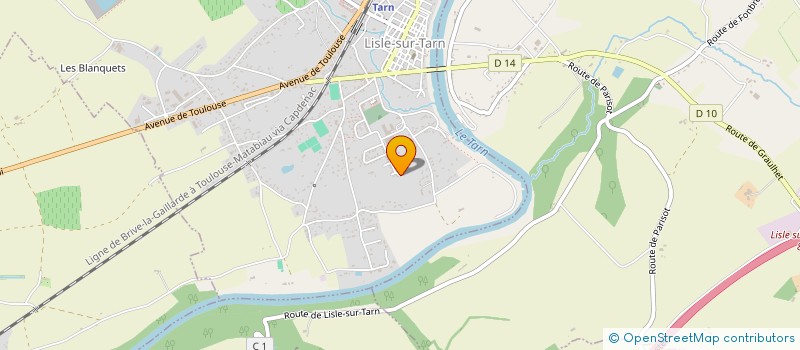 localisation de l'entreprise MADAME AGATHE GARIBAL  GAILLAC