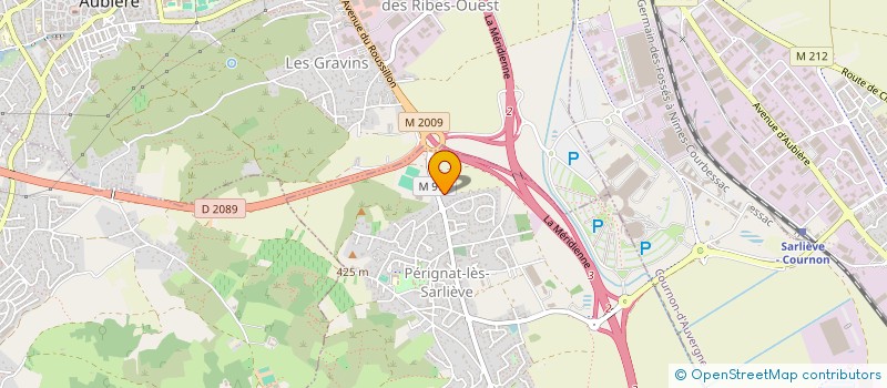 localisation de l'entreprise MADAME AGATHE GAUTHIER  PERIGNAT-LES-SARLIEVE