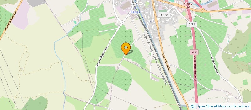 localisation de l'entreprise MADAME AGATHE GENTY  SENAS