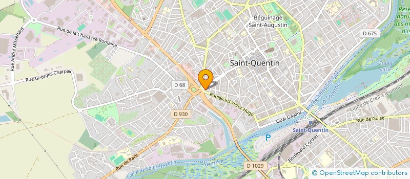 localisation de l'entreprise MADAME AGATHE GIANESINI à SAINT-QUENTIN