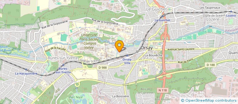 localisation de l'entreprise MADAME AGATHE GIBOIN à ORSAY