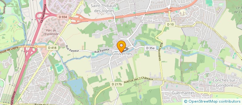 localisation de l'entreprise MADAME AGATHE GILLET  COURTRY