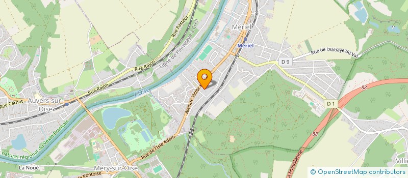 localisation de l'entreprise MADAME AGATHE GONZALEZ  MERIEL