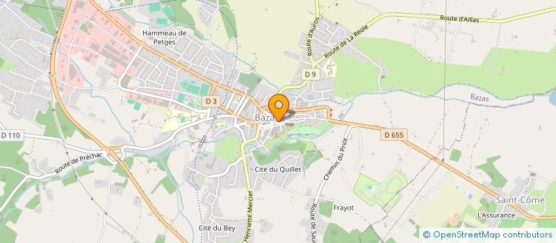 localisation de l'entreprise MADAME AGATHE GOURDET  BAZAS