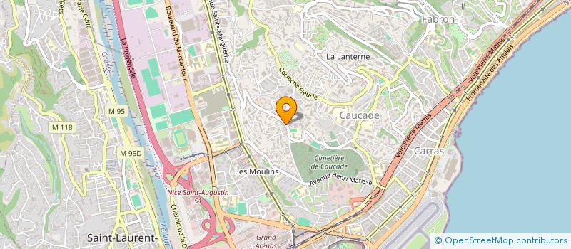 localisation de l'entreprise MADAME AGATHE GRANGER à NICE