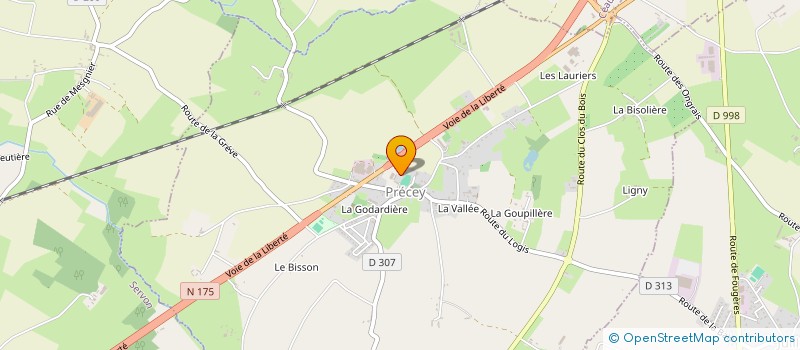 localisation de l'entreprise MADAME AGATHE GUILLARD  PRECEY