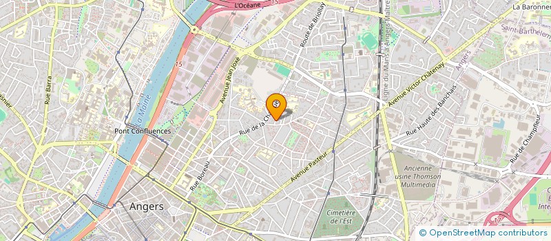 localisation de l'entreprise MADAME AGATHE HAIE  ANGERS