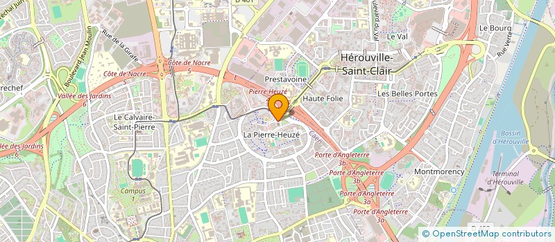 localisation de l'entreprise MADAME AGATHE HAIRIE à CAEN