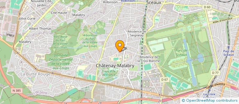 localisation de l'entreprise MADAME AGATHE HANQUIER à CHATENAY-MALABRY