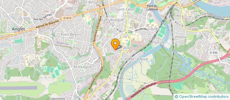 localisation de l'entreprise MADAME AGATHE HAURET à BAYONNE
