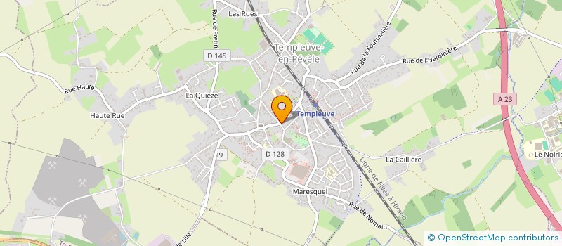 localisation de l'entreprise MADAME AGATHE  HELENE MARIE SALOME  TEMPLEUVE-EN-PEVELE