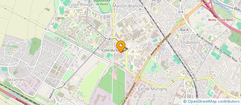 localisation de l'entreprise MADAME AGATHE HISBERGUES  REIMS