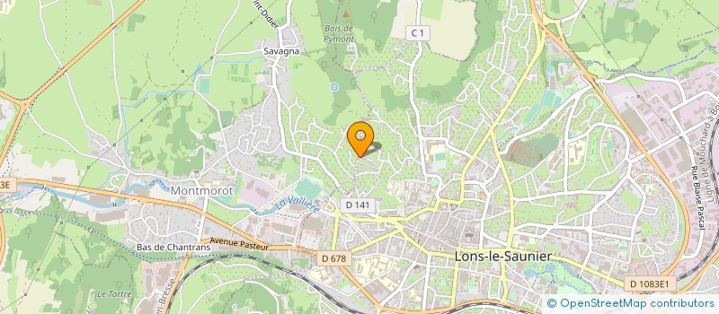 localisation de l'entreprise MADAME AGATHE HOFFALT à LONS-LE-SAUNIER