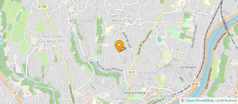 localisation de l'entreprise MADAME AGATHE HUAS  SAINT-CYR-AU-MONT-D'OR