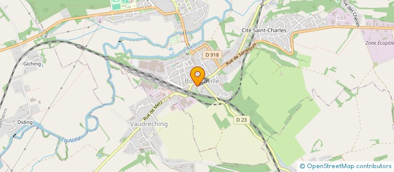 localisation de l'entreprise MADAME AGATHE HURYN  BOUZONVILLE