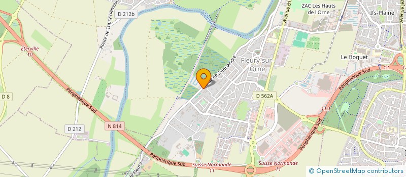 localisation de l'entreprise MADAME AGATHE JOSEPH  FLEURY-SUR-ORNE