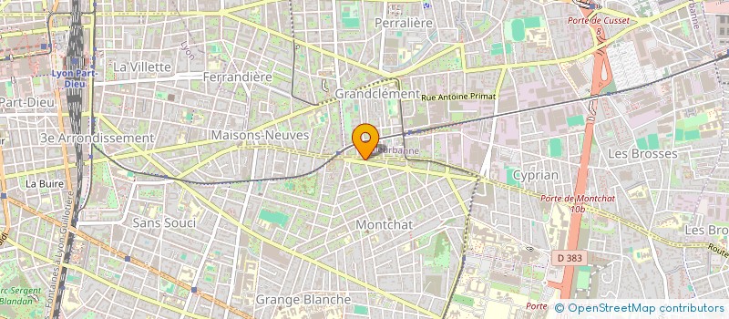 localisation de l'entreprise MADAME AGATHE JOSSE  LYON