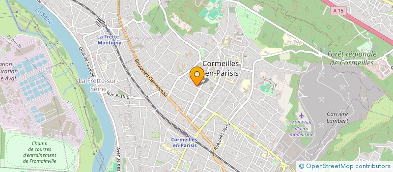 localisation de l'entreprise MADAME AGATHE JOUBIN  CORMEILLES-EN-PARISIS