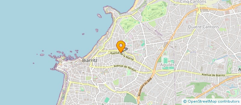 localisation de l'entreprise MADAME AGATHE JOUINOT  BIARRITZ