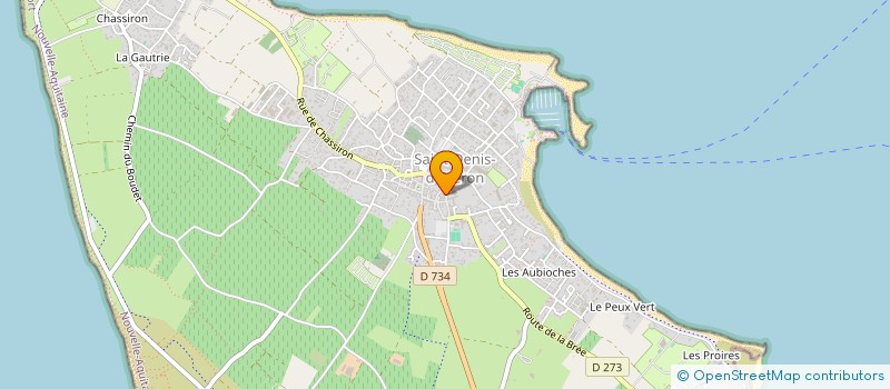 localisation de l'entreprise MADAME AGATHE KERSAUDY  SAINT-DENIS-D'OLERON