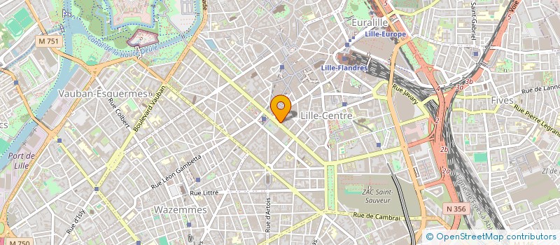 localisation de l'entreprise MADAME AGATHE KRZYKALA  LILLE