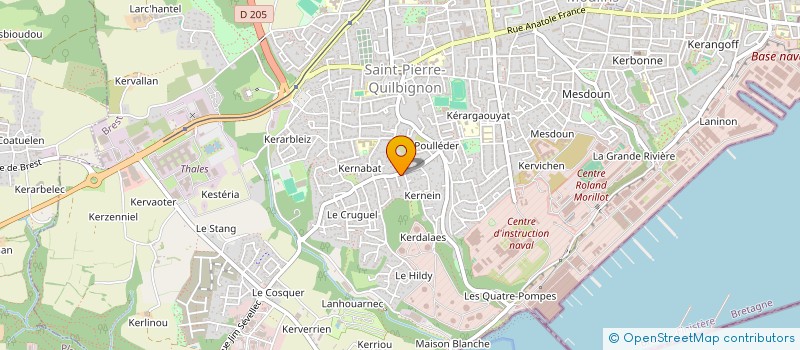 localisation de l'entreprise MADAME AGATHE LAES à BREST