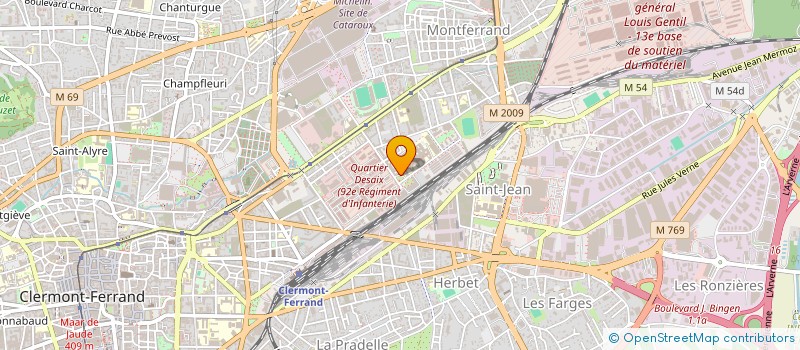 localisation de l'entreprise MADAME AGATHE LAFARGE  CLERMONT-FERRAND