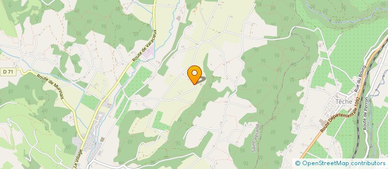 localisation de l'entreprise MADAME AGATHE LAFITE  SAINT-VERAND