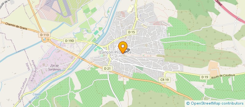 localisation de l'entreprise MADAME AGATHE LALLEMAND  LANCON-PROVENCE