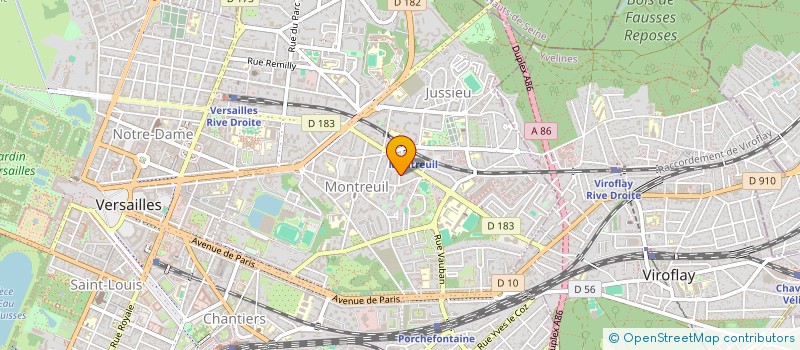 localisation de l'entreprise MADAME AGATHE LASNIER  VERSAILLES