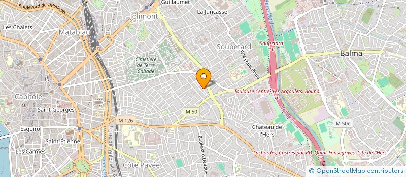 localisation de l'entreprise MADAME AGATHE LAVOLTE à TOULOUSE