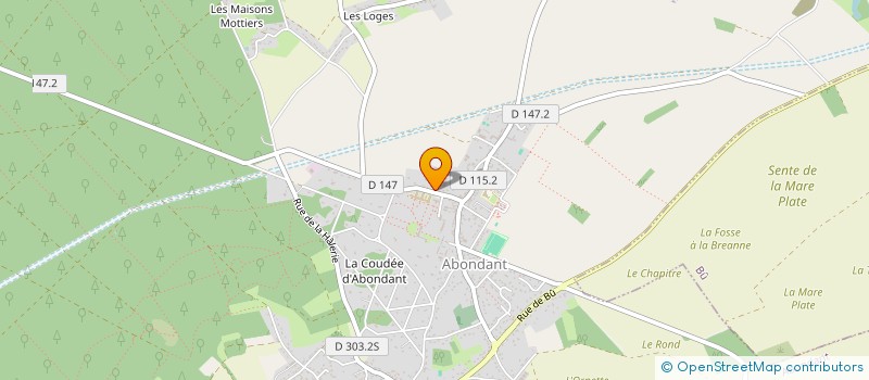 localisation de l'entreprise MADAME AGATHE LE CALVEZ à ABONDANT