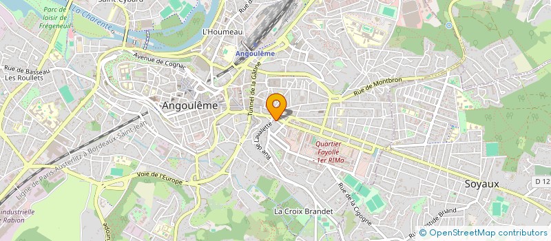 localisation de l'entreprise MADAME AGATHE LE CHIPPEY à ANGOULEME