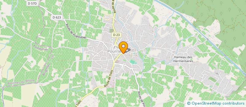 localisation de l'entreprise MADAME AGATHE LE GOSLES--DUCOUX  POURRIERES