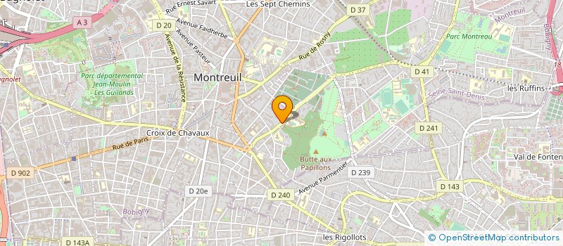 localisation de l'entreprise MADAME AGATHE LE LIARD à MONTREUIL