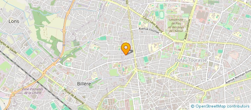 localisation de l'entreprise MADAME AGATHE LE PIVAIN  PAU