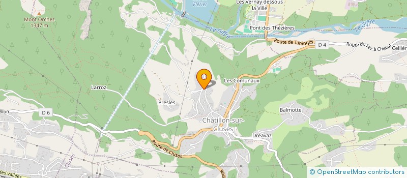 localisation de l'entreprise MADAME AGATHE LE ROUX  CHATILLON-SUR-CLUSES