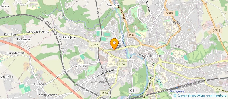 localisation de l'entreprise MADAME AGATHE LEBELLOIS  SAINT-AGATHON