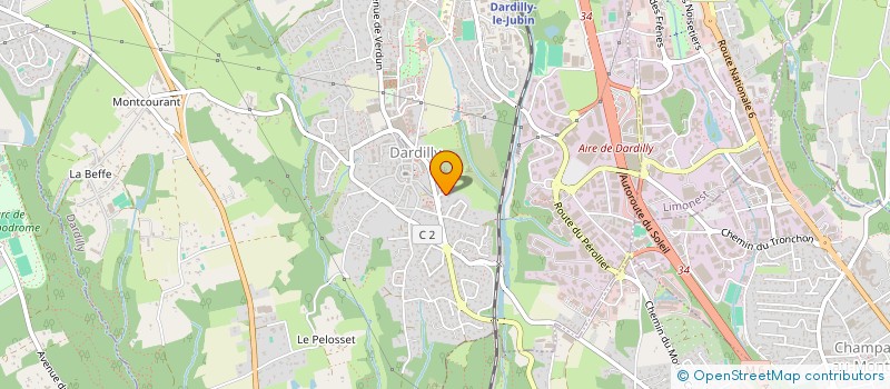 localisation de l'entreprise MADAME AGATHE LEJOILLE  DARDILLY