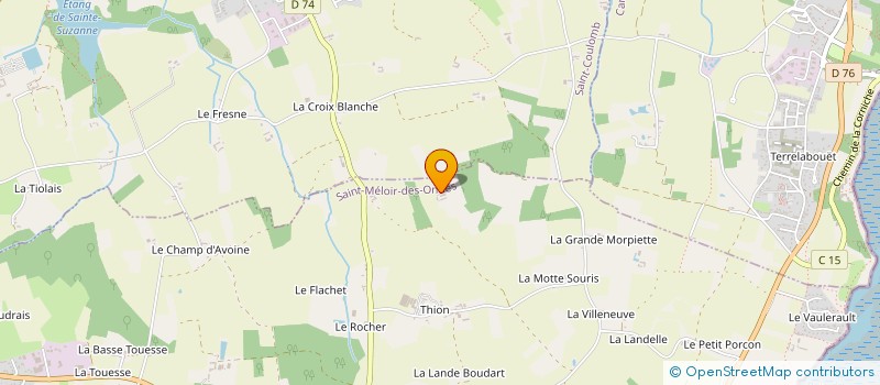 localisation de l'entreprise MADAME AGATHE LEMOINE  SAINT-MELOIR-DES-ONDES