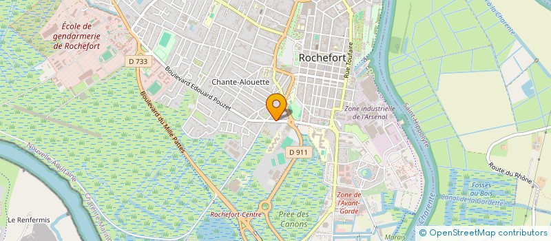 localisation de l'entreprise MADAME AGATHE LEMONNIER  ROCHEFORT