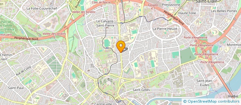 localisation de l'entreprise MADAME AGATHE LEROUX à CAEN