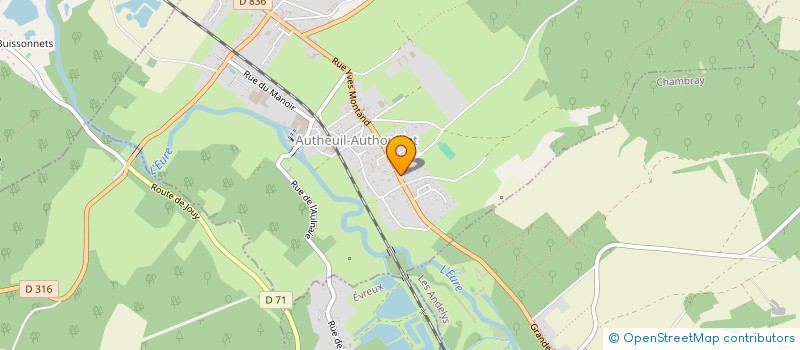 localisation de l'entreprise MADAME AGATHE LEROY  AUTHEUIL-AUTHOUILLET